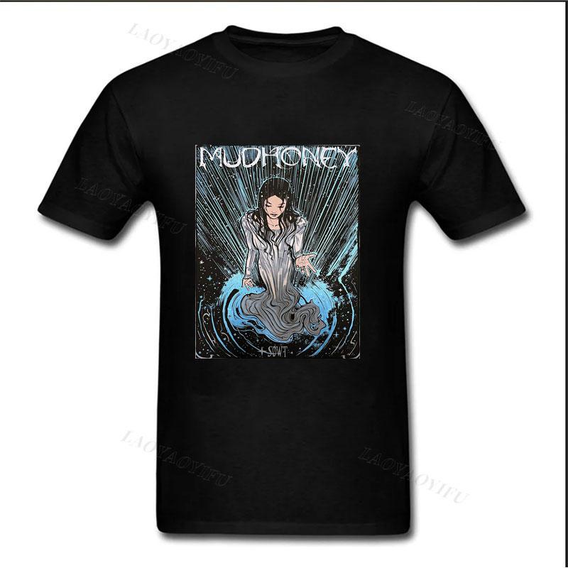 Camiseta Mudhoney Band Music Poster Tshirt Unisex Women Vintage Style Short Sleeve New in Tee top Streetwear Funny Goth Clothes
