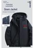 Op maat Gemaakte Winddichte en Waterdichte Heren 3-in-1 Outdoor Jas met Logo Bedrukking voor Bedrijfs- en Teamkleding
