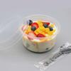 Bol rotund de desert Taro cu capac - Cutie de gheață pentru fructe Sago