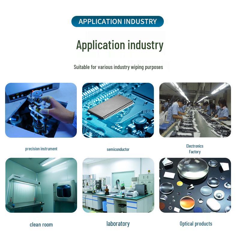 Lint-Free Superfine Cloth for Screen and Instrument Cleaning: Ideal for Mobile Phones, Lab Equipment, and UV Nozzles.