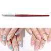 1pcs Nail Brush Pen UV Gel Gradient Bloom Nail Art Painting Wood Handle Nylon Hair Black White Red Draw Manicure Nail Tool