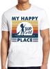 Paddleboard Mein Glücksort Sup Sexy Mädchen Oberteil Lustiges Meme Geschenk T-Shirt C1153