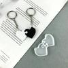 Heart Silicone Resin Mold,Valentines Epoxy Casting Mold for DIY Crafts Pendant Jewelry Making Keychain Silicone Mold