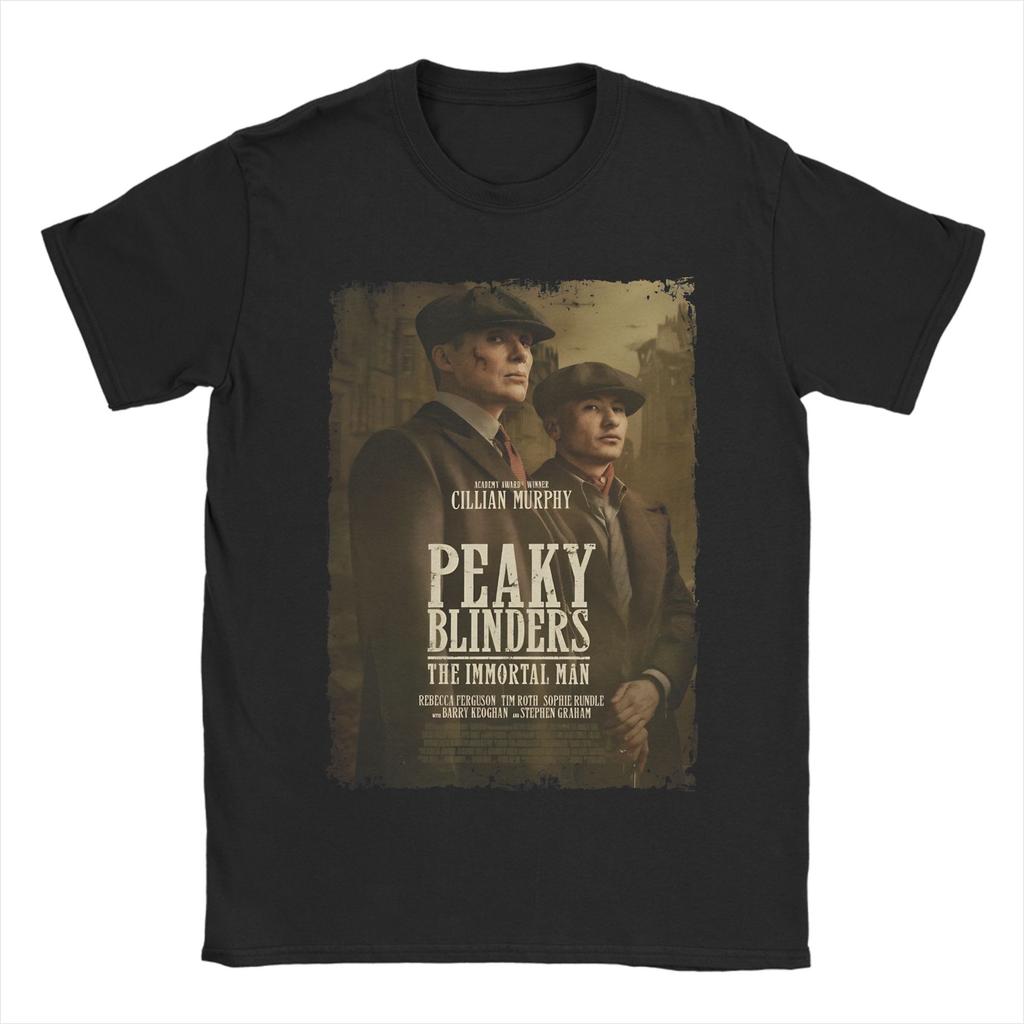 Men Women Print Tommy Shelby Peakys Blinders The Immortal Man T Shirt Tee Pure Cotton T-shirts Clothing 2026 Summer