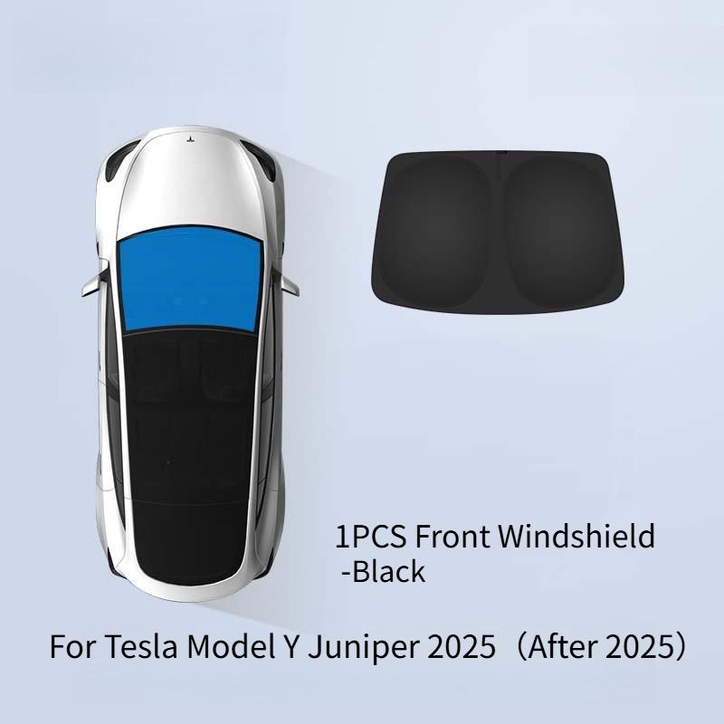 For Tesla Model Y Juniper 2025 Car Side Window Sun Shade Curtain Summer Sun Protection Sunshade Cover UV Car Privacy Curta