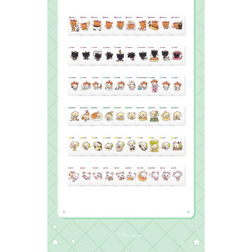 [pre-order] NCT WISH Wish Bakery MD RANDOM PATISSIER CARD SET, RANDOM TTIBU STICKER SET, RANDOM SQUISHY BREAD