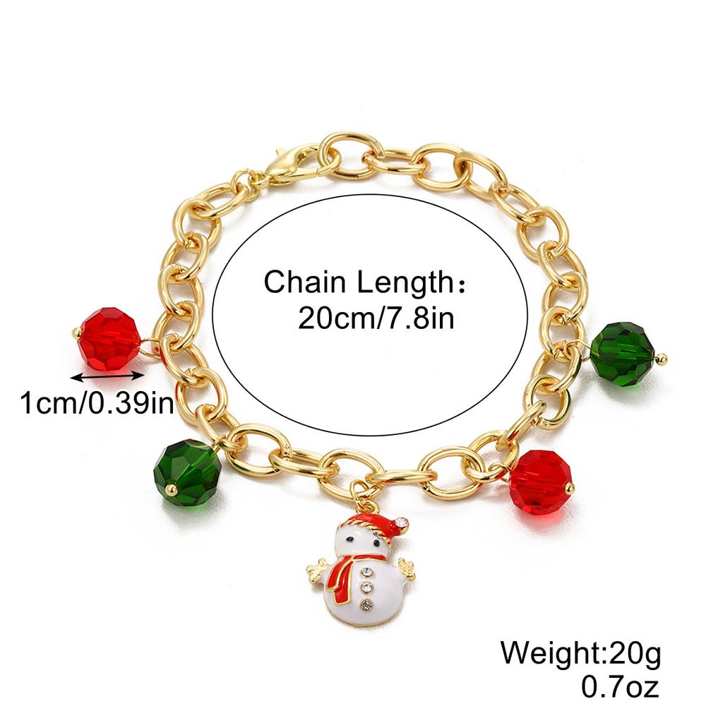 Christmas Day Necklace European and American Multi-layer Christmas Necklace Christmas Necklace