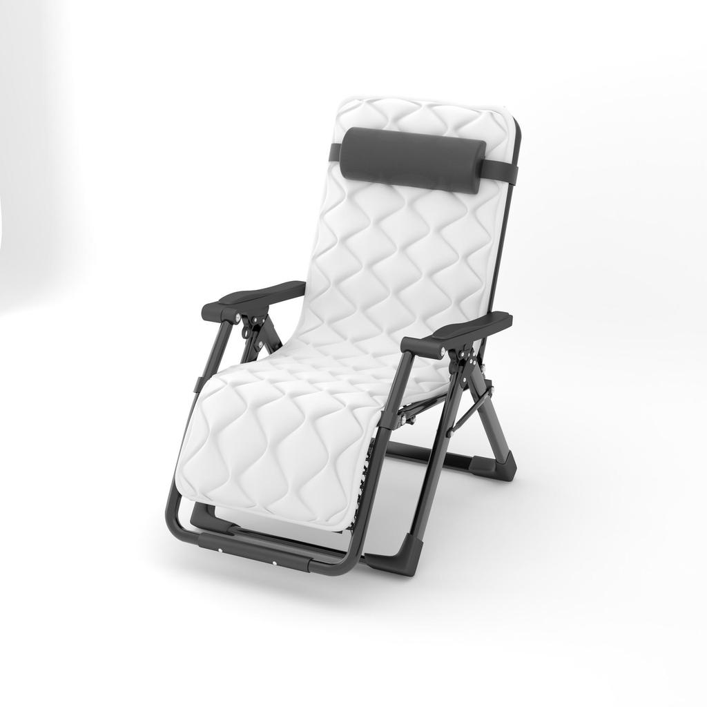 Portable Folding Recliner: Home, Office, or Beach Chair for Sitting or Lying