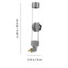 Parrot Water Dispenser Plastic Bird Cage Automatic Feeder Portable Stable Durable Pet Supplies Bird Water Dispenser