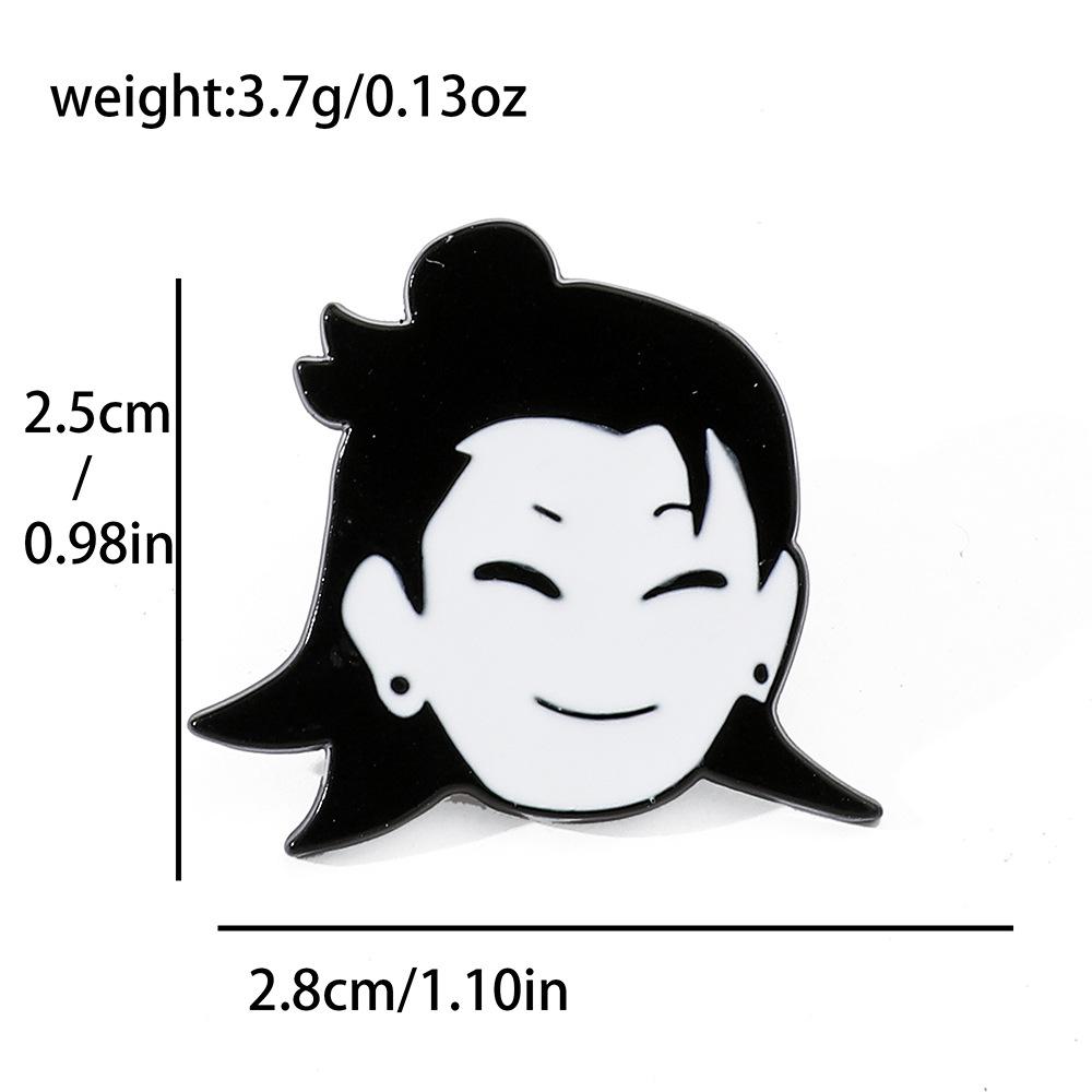 Japanese Anime Spell Return To War Metal Badge Xia Youjie Knotweed Yoren Alloy Brooch Pin