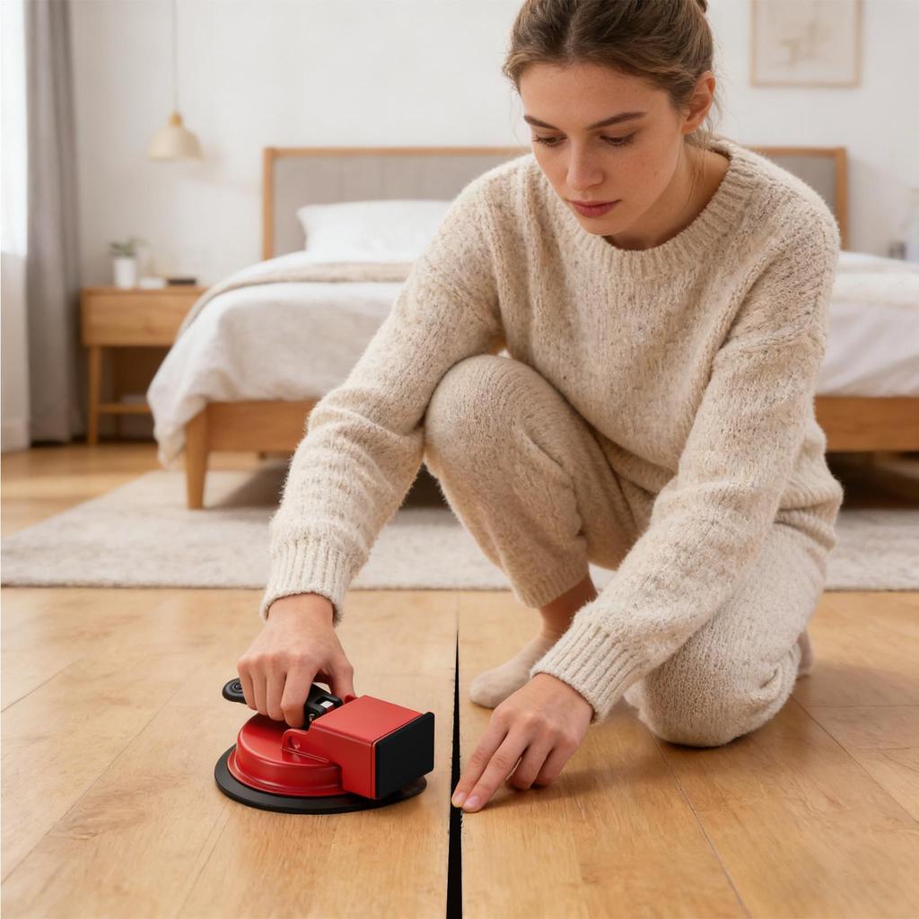 Floor Gap Repair Tools Suction Cup Floor Fixer Wood Flooring Tools Household Floor Joint Tool for Repairing Gaps In Wood