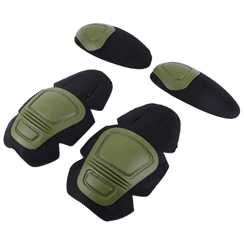 Sport-Sicherheitsknieschoner Ellbogenstütze Paintball Airsoft Taktischer Interpolierter Protektor G2G3 Frosch Oberteil Hose Ausrüstung Kampfkneepads