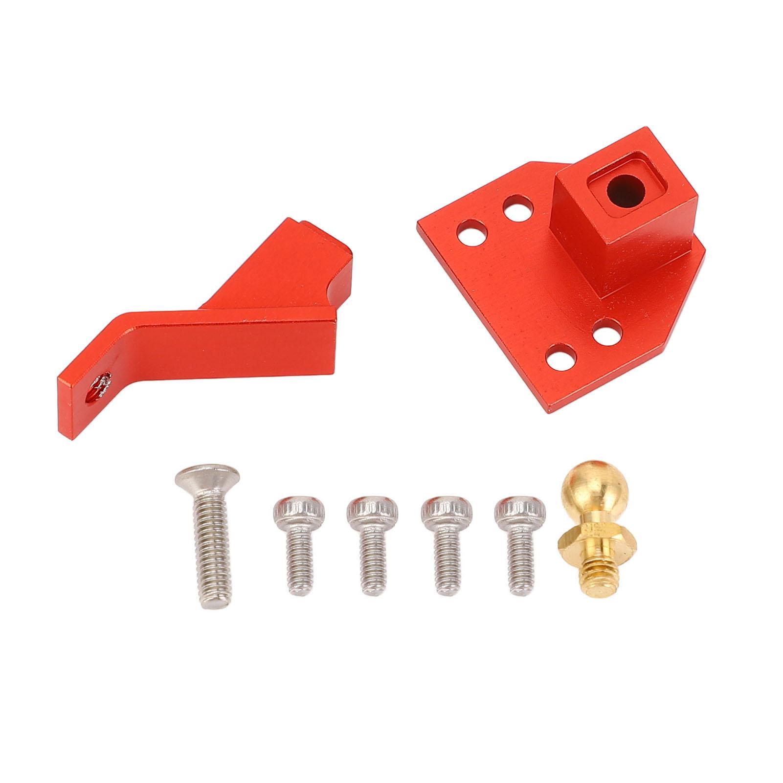 

RC Car Tow Trailer Hitch Shackle Hook 4.5mm Ball Head Screw 13mm Hole Distance Alloy for 110 RC
