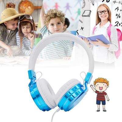 Soundfox Fones de Ouvido para Crianças Fones de Ouvido com Fio Over Ear Fone de Ouvido Estéreo para Crianças Meninas Meninos Adolescentes Adultos Jack para iPad Celular Computador Kindle