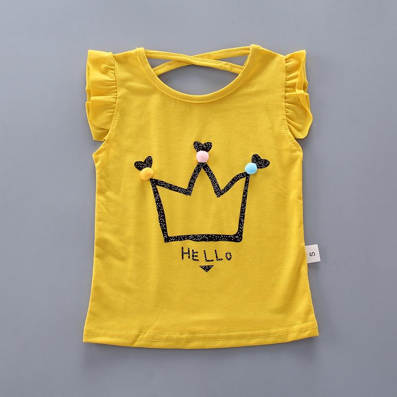 Summer Short Sleeve Set for Girls 1-4 Years - Baby Girl Fashion T-shirt Two-Piece