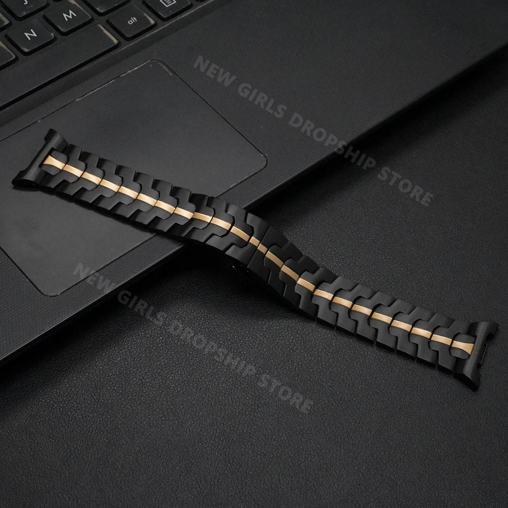 Kovový náramek Business pro Samsung Galaxy Watch 8 Classic 46mm Nerezový řemínek pro Galaxy Watch 8 44mm 40mm Příslušenství