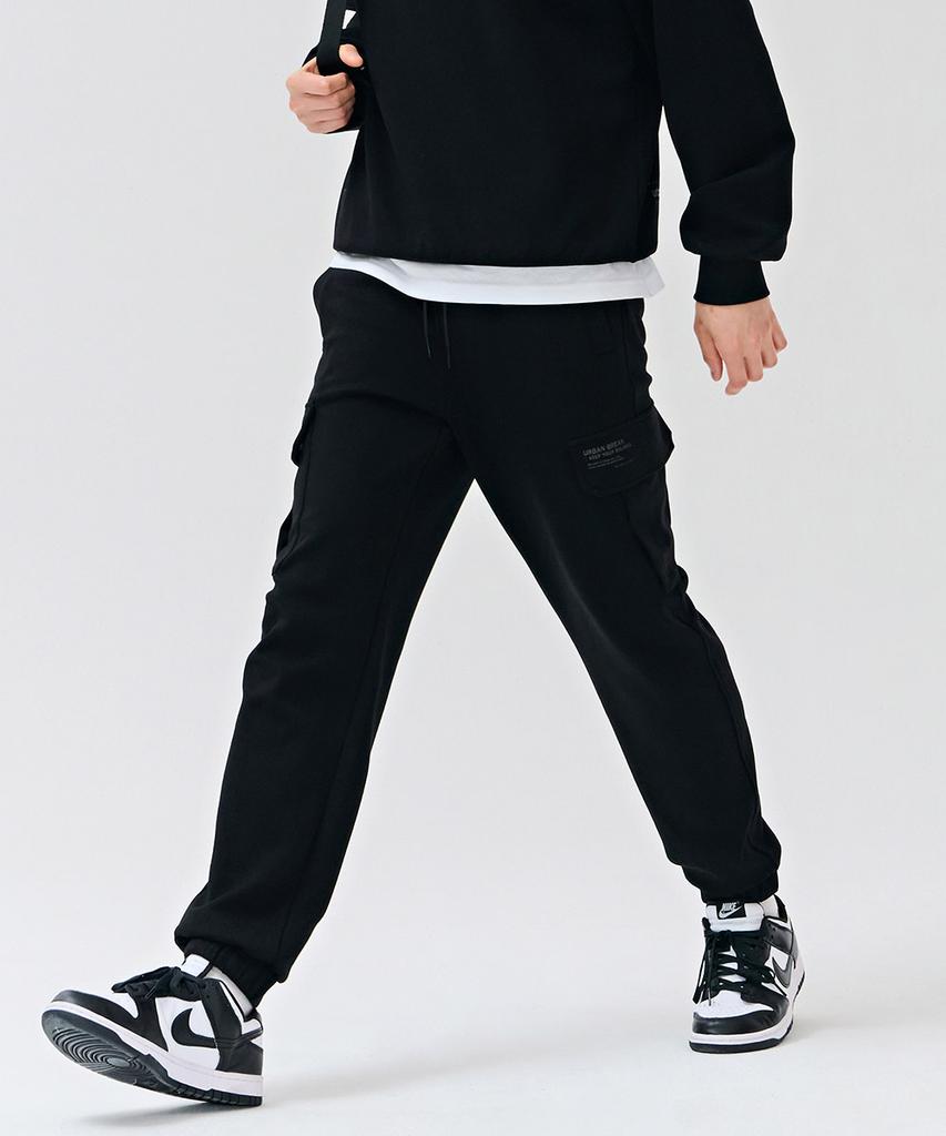 CHASECULT Men'S Cargo Jogger Warm-Up Pants - Black