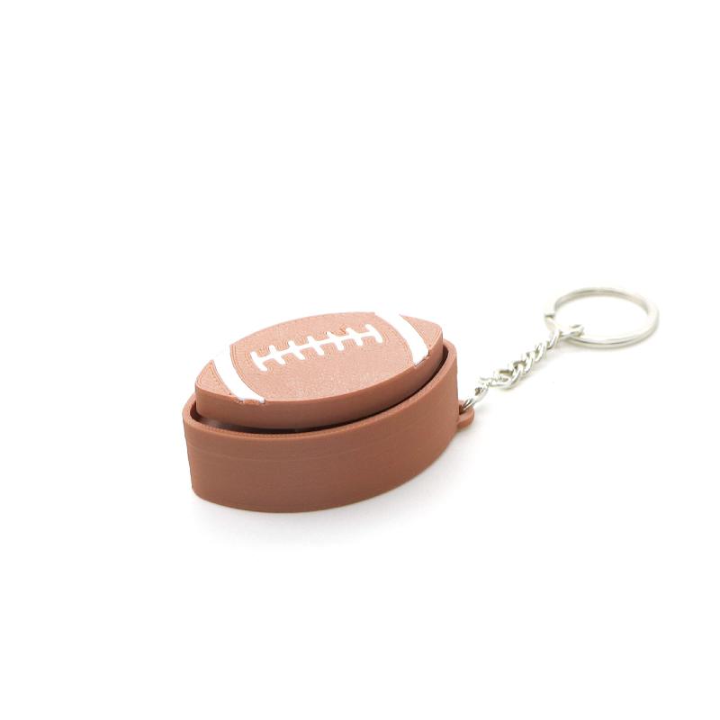 Ball Keyboard Keychain Fidget Toys Push Bubble Stress Relief Sensory Toys Basketball Football Keyboard Clicker For Kids Adults