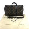 Louis Vuitton M56711 MonogramMacassar Keepall-Bandouliere45 Shoulder Travel Bag