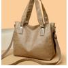Handbag New women's bag Large capacity women's shoulder fashion soft leather tote bag Going messenger bag