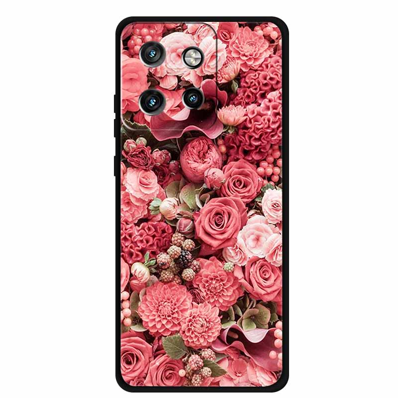 Soft Case For Motorola Moto G75 5G Cover Silicone Print Luxury Flower TPU Soft Phone Cases For Moto G75 5G  Animal Colorful TPU