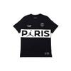 Air x PSG Crossover Paris Saint-Germain Kurzarm 'Schwarz Weiß' Herren BQ8390-010