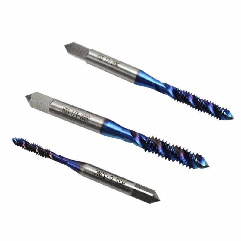6Pcs Heavy Duty Twist Drill Bit Set Serrated Grooving Cutting Tap Spirals Wood Metal Hole Drill Bit Tool Replacement
