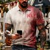 Men's Halloween Short Sleeve T-Shirt for Holiday Casual Wear