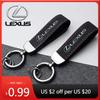 Innenaufkleber Wildleder Schlüsselanhänger Personalisierbares Emblem Schlüsselanhänger Anhänger Für Fsport RX330 IS250 Ct200h ES300h RX350 IS300h NX300h