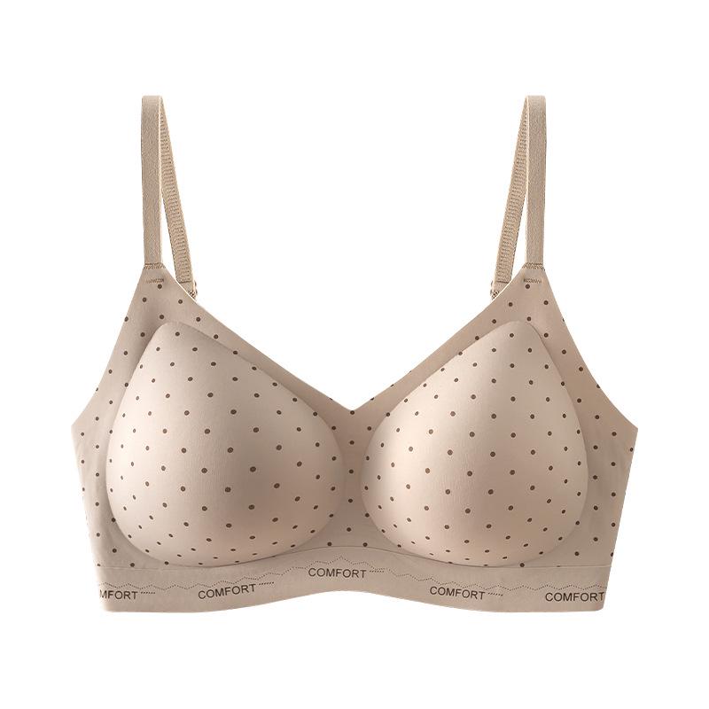 2026 Retro Leopard Print Seamless Push-Up Bra for Small Busts
