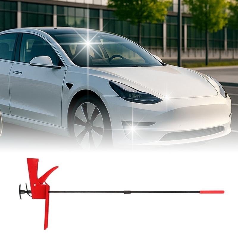 Nonslip Adjustable Brake Pedal Depressor 28 Inch Steel Construction For Car Brake Accelerator Clutch Pedal Maintenance