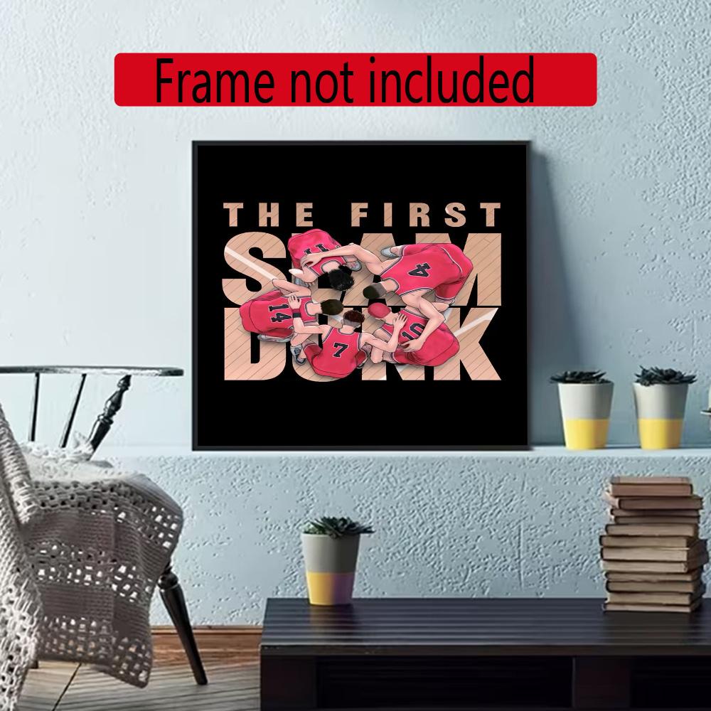 Slam Dunk Chibi 5D Diy Diamond Painting Round Diamond Mosaic Suitable For Beginners Diamond Painting Rhinestones Gift Frameless
