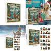 National Parks Christmas Countdown Calendar With Animal And Plant Figures For Festive Decorations