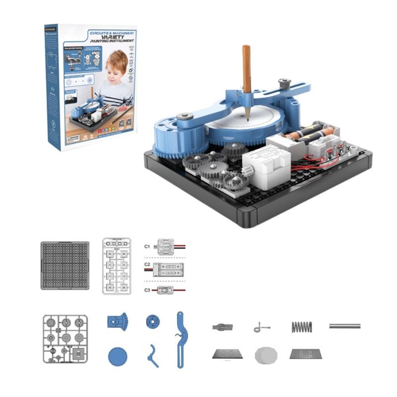 

DIY Model Kits Rotating Targets Activity Centers Mechanical Toy Brain Teasers Plotter Educational Physics Gadget