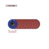 10pcs 2" Zirconia Quick Change Sanding Discs Roll Lock R-Type Sandpaper Abrasive Disc 50mm 1/4" Holder Paint Rust Removal