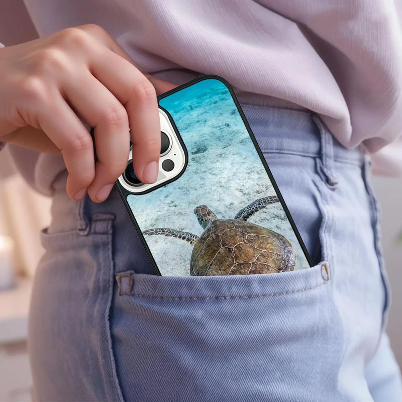 Sea Turtles Swimming Phone Case For iPhone 17 Air 15 16e 14 13 Pro Max Coque 12 11 Pro Max PLUS cover