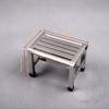 Stainless Steel Square Stool Thick Structure Anti-Slip Stool Portable Stainless Steel Stool  Indoor