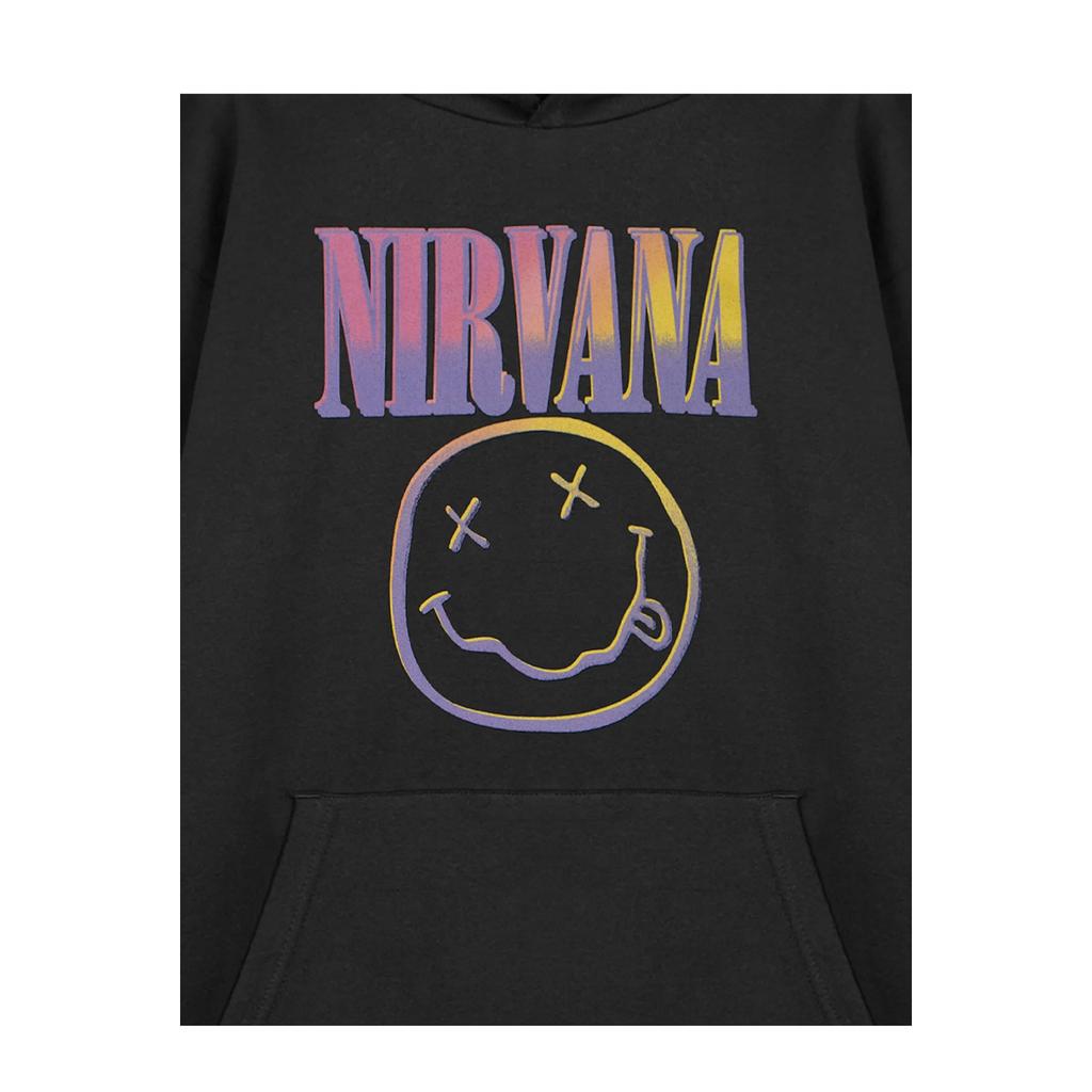 Nirvana Unisex Adult Sunset Logo Hoodie