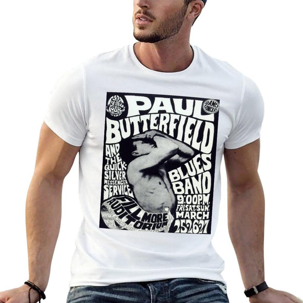 Paul Butterfield TShirt AntiPilling Casual TShirt