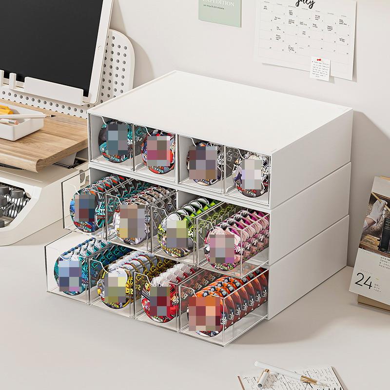 Glasses Storage Box Multi-Layer Desktop Drawer Storage Box Multi-Layer Display Stand Stationery Tape Storage Box