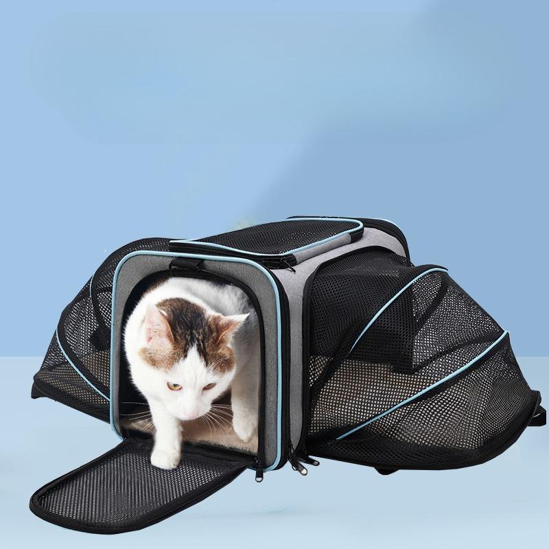 Cat Bag Cat Dog Portable Double-sided Expansion Dog Bag Going Out To Expand Pet Backpack Bag
