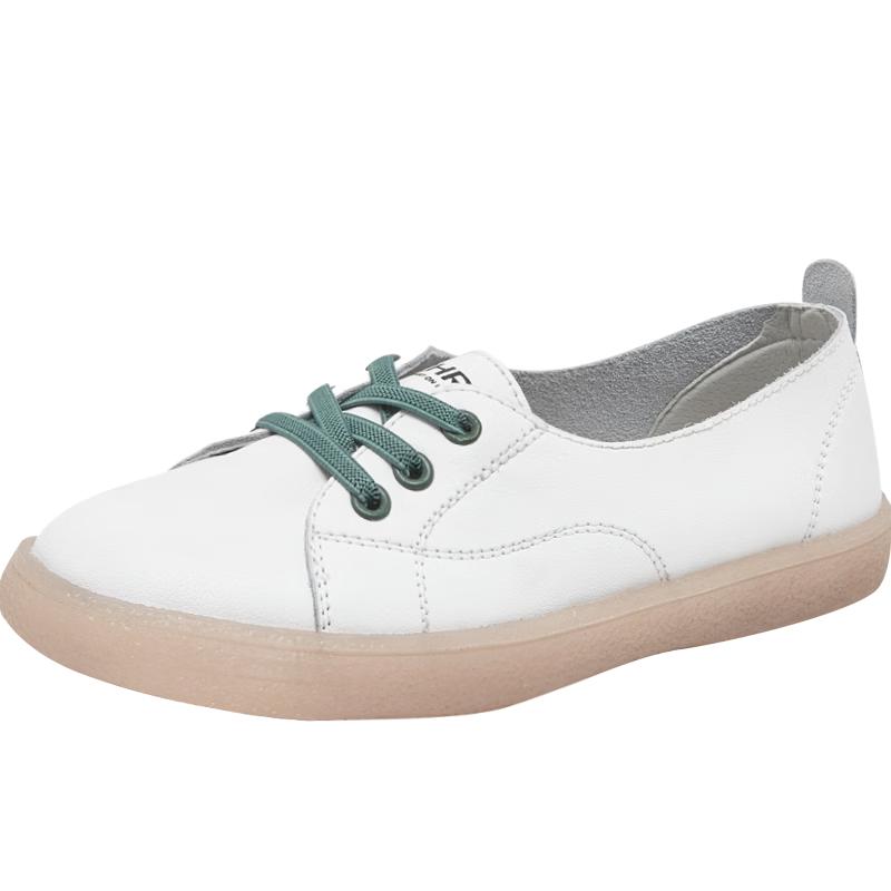 ZHR Women s A70 Color-Block Casual Leather Shoes 37