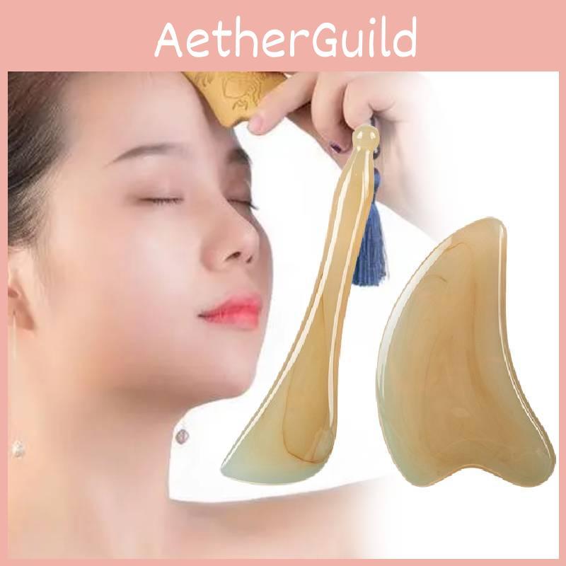 Premium Natural Resin Gua Sha Board For Facial And Neck Massage With Thick Design