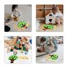 Children Jigsaw Puzzle Felt Non-woven Fruit Tree Digital Montessori Toys Early Childhood Intellectual Education Baby Toys TMZ