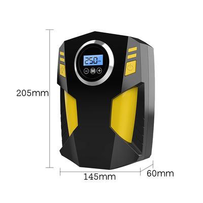 Compressore d'aria digitale per auto, pompa per auto, gonfiatore portatile per pneumatici con luce LED DC 12V
