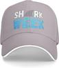Shark Week Grafik Baseballkappe Polyester Verstellbar Outdoor Sommer Unisex Kopfbedeckung