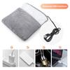 Winter Electric Foot Heating Pad USB Soft Plush Thermal Blanket Feet Foot Warming Mat Heating Slippers for Home Office Bedroom