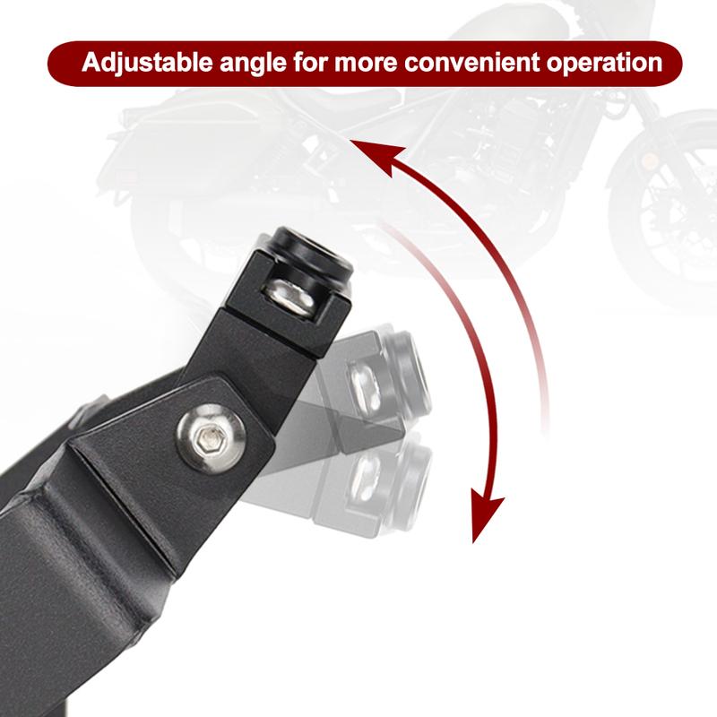 For HONDA CMX 1100 REBEL    2024 Motorcycle Aluminum GPS Navigation Plate Bracket Phone Adapter Holder Support Mount