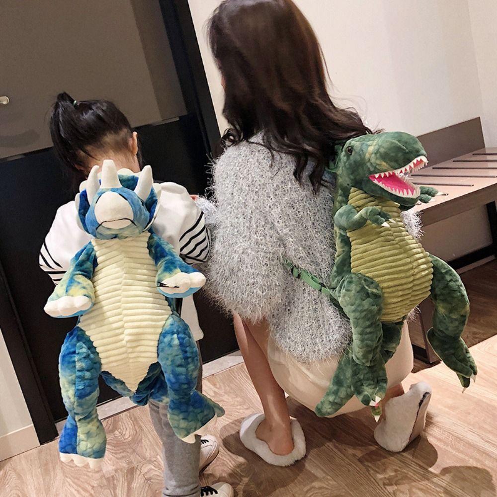 3D Plush Dinosaur Doll Simulation Dinosaur Animal Dinosaur Bag  Birthday Gift