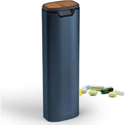 Aluminium-Pillendose für sieben Tage, Reiseklassifizierung, große Kapazität, tragbare Pillendose für eine Woche, Medikamenten-Organizer, Pillenbehälter